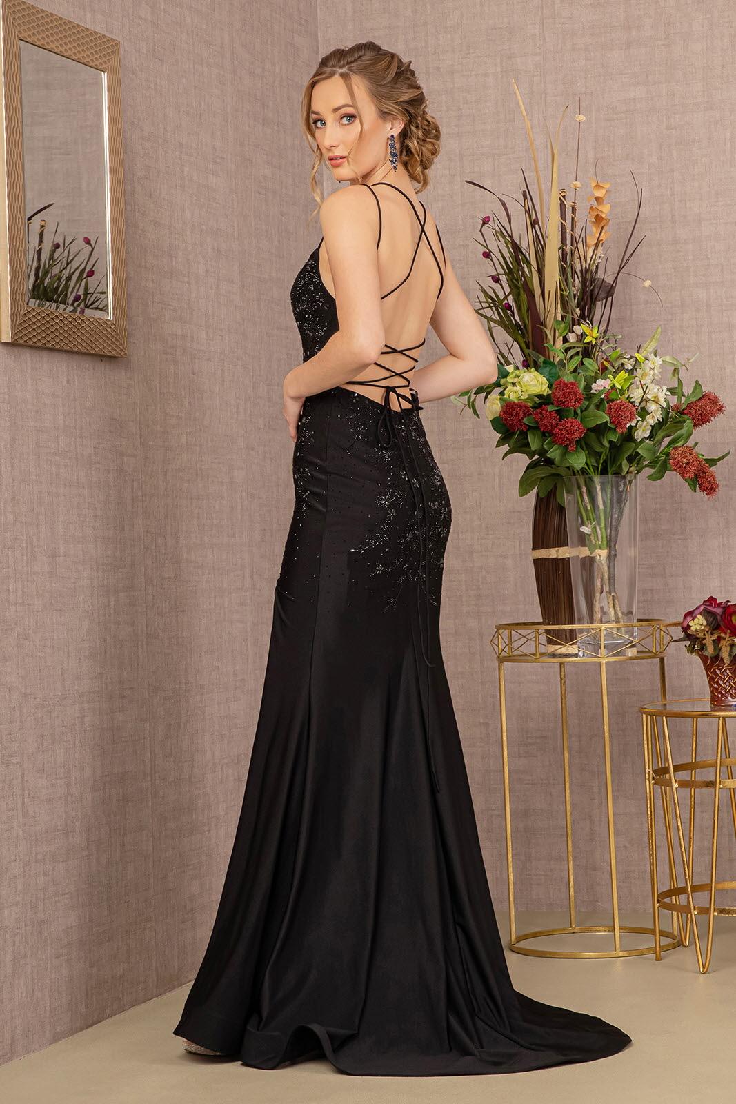 Prom Dresses Long Fitted Mermaid Prom Dress Black