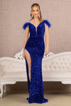 Prom Dresses Prom Long Velvet Mermaid Dress Royal Blue