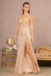 Prom Dresses Prom Long Formal Glitter Mermaid Dress Champagne