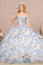 Quinceniera Dresses Long Quinceanera Dress Ball Gown Blue