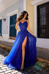 Prom Dresses Prom Sequin Formal Long Glitter Dress Royal Blue