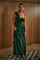 Formal Dresses Long One Shoulder Ruffled Dress Hunter