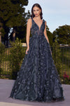 Prom Dresses Sleeveless Long Prom Dress Navy