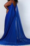 Formal Dresses Long Chiffon Cape Royal