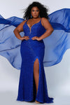 Prom Dresses Long Plus Size Formal Prom Dress Cobalt