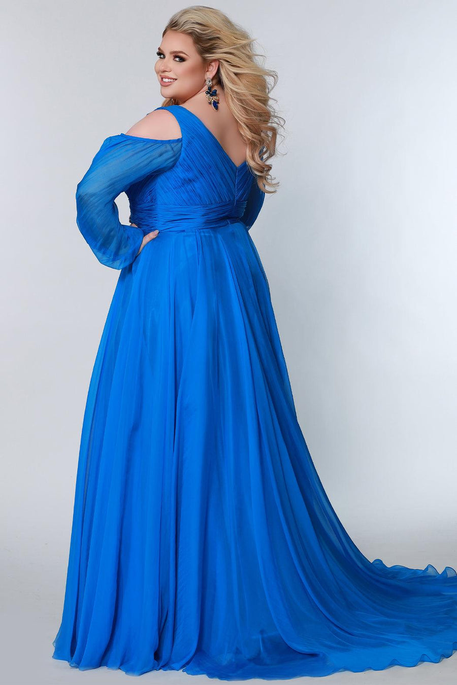 Prom Dresses Plus Size Long Formal Evening Gown Bluejay