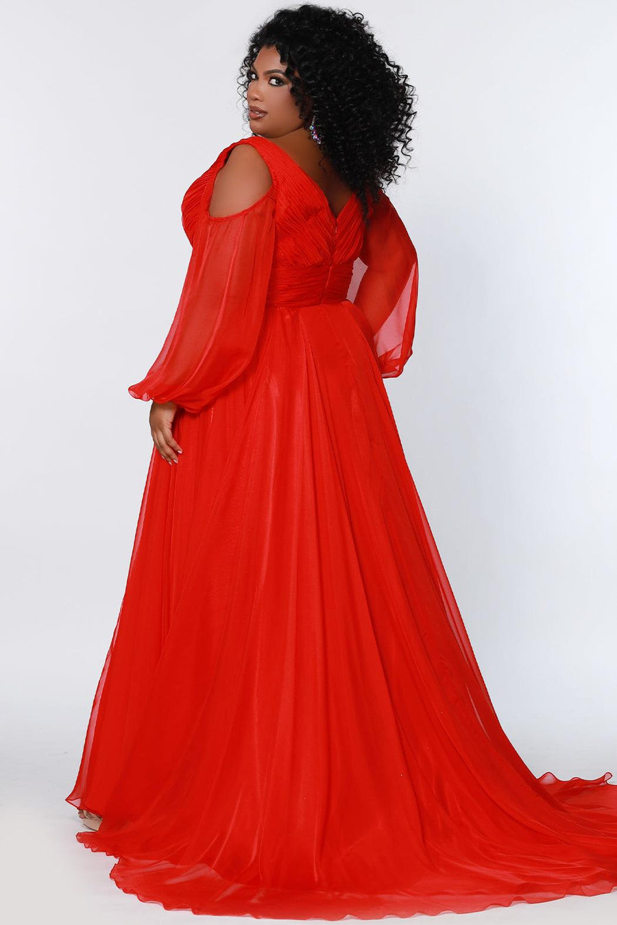 Prom Dresses Plus Size Long Formal Evening Gown Cardinal