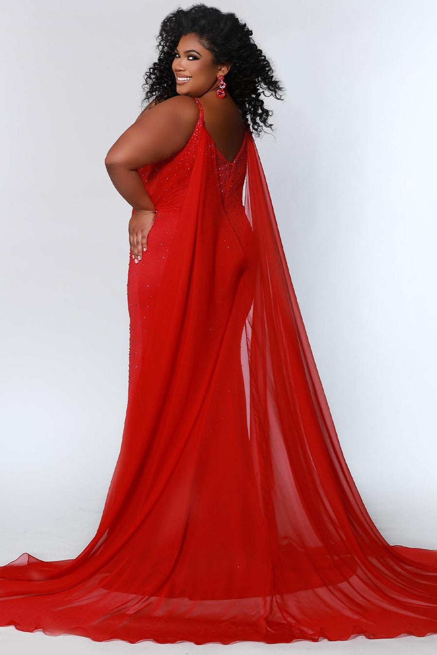 Prom Dresses Prom Long Formal Plus Size Dress Deep Red