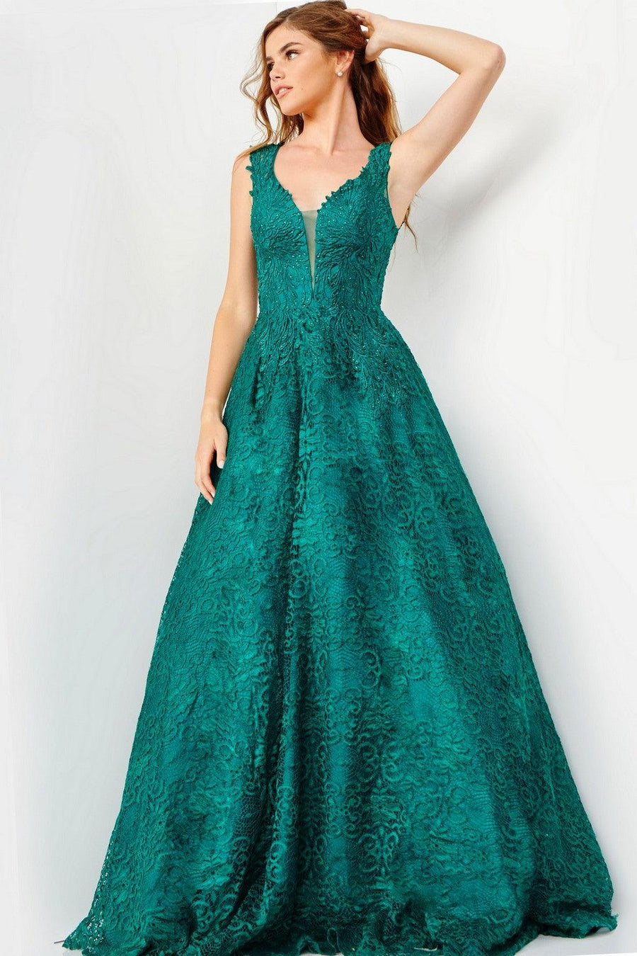 Prom Dresses Long A-Ling Evening Gown EMERALD