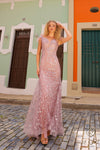 Prom Dresses Long Formal Beaded Prom Dress Mauve