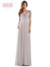 Marsoni 1171 Long 3/4 Sleeve Mother of the Bride Dress