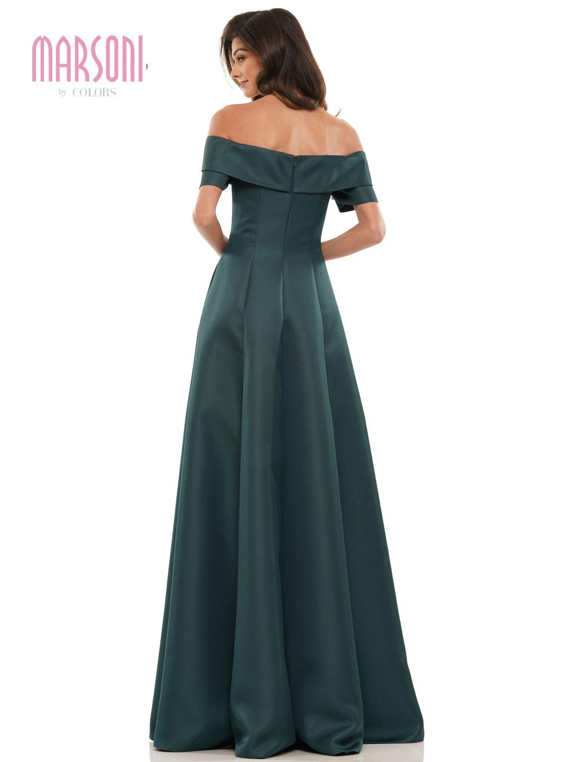 Marsoni Long Off Shoulder Formal Dress 1176