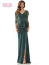 Mother of the Bride Dresses Long Formal Mother of the Bride Dress Deep Green