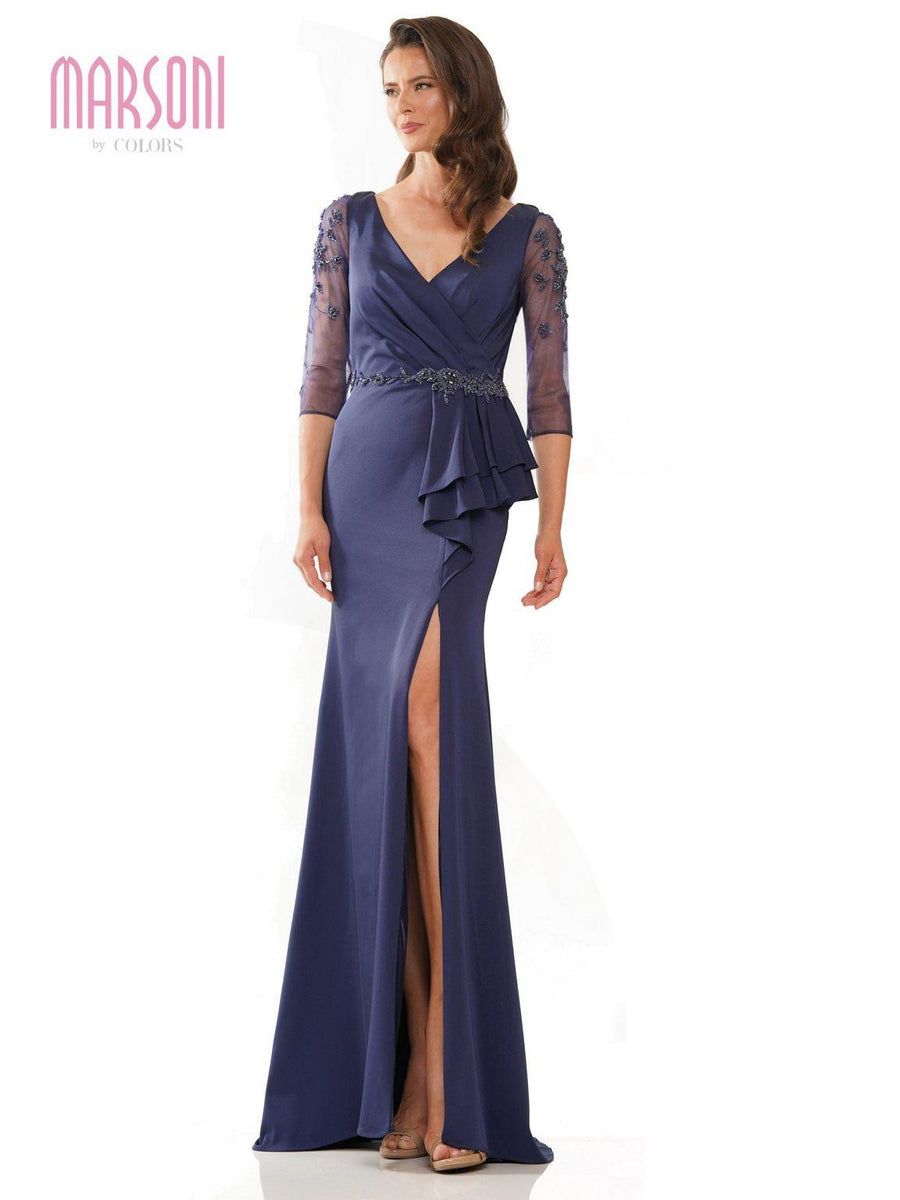 Mother of the Bride Dresses Long Formal Mother of the Bride Dress Navy 