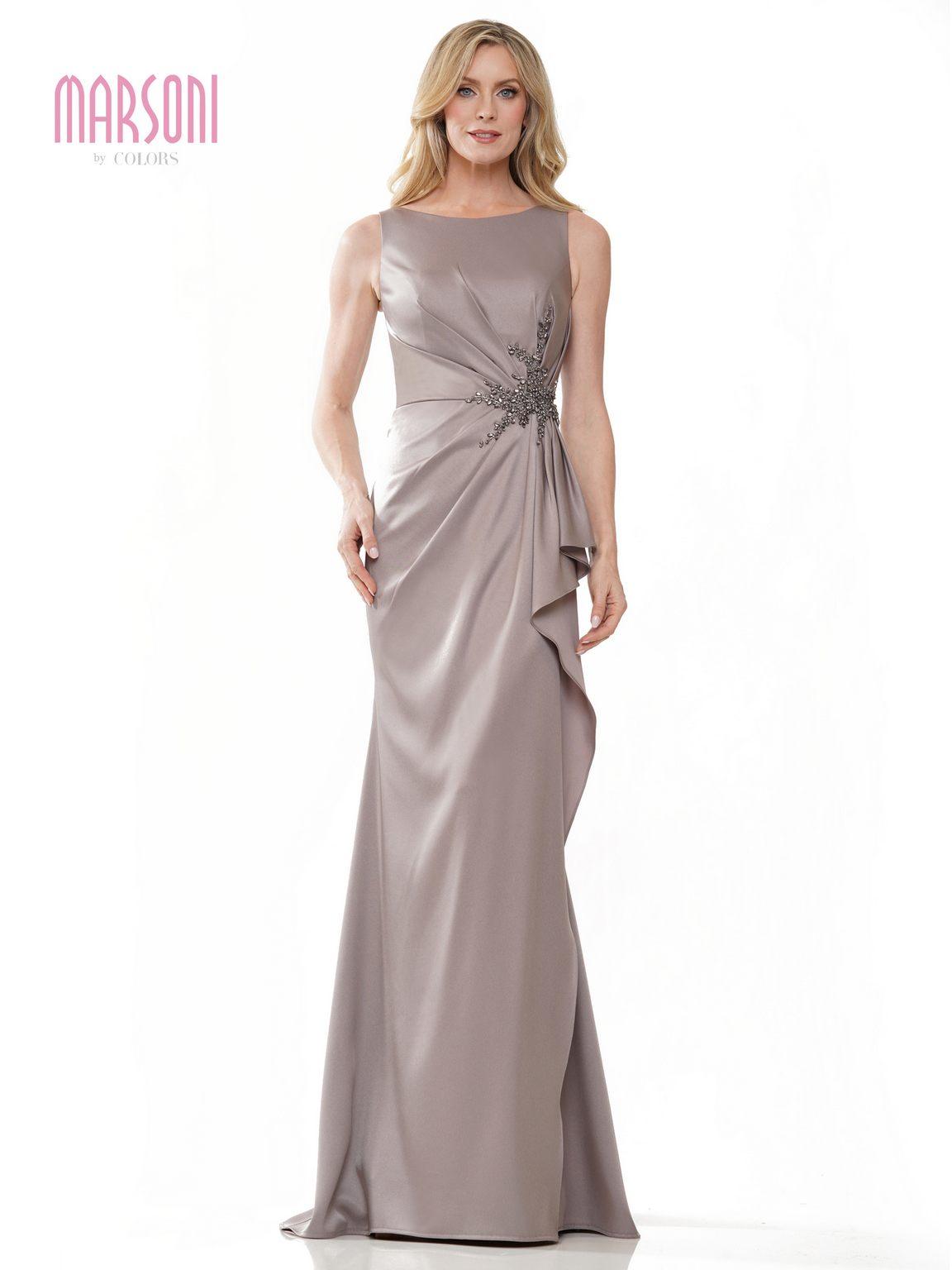 Formal Dresses Long Sleeveless Formal Dress Taupe