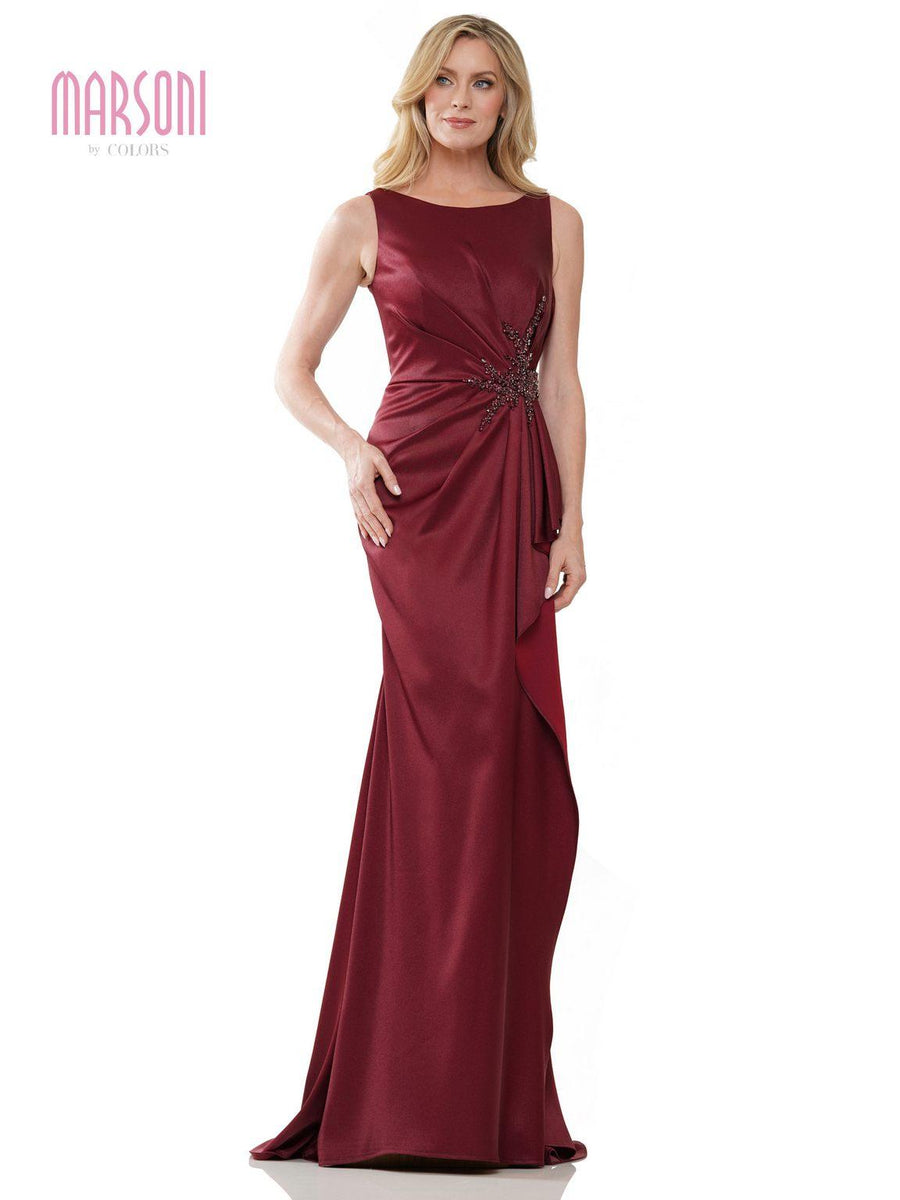 Formal Dresses Long Sleeveless Formal Dress Wine