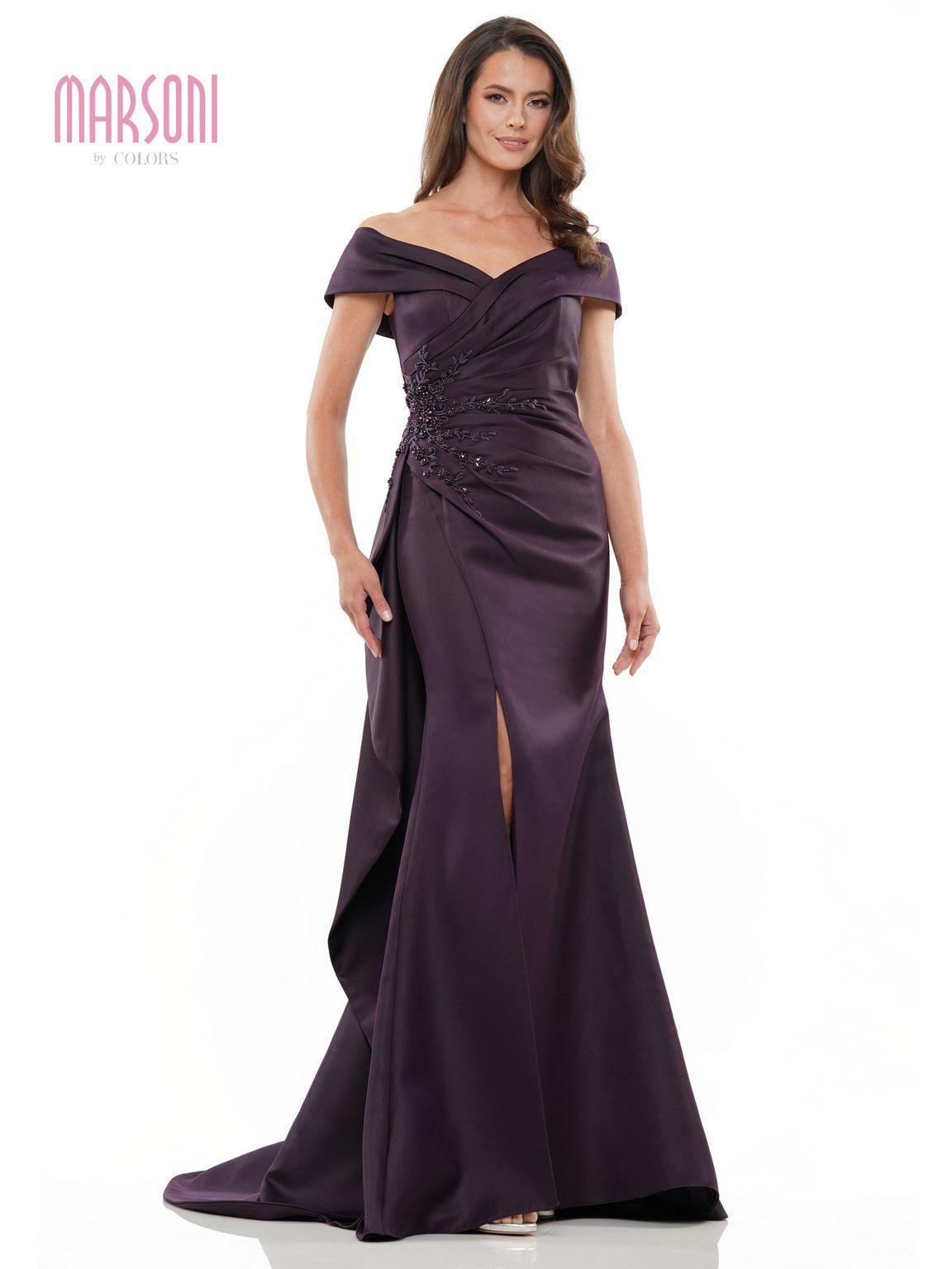 Formal Dresses Long Off Shoulder Formal Dress Eggplant