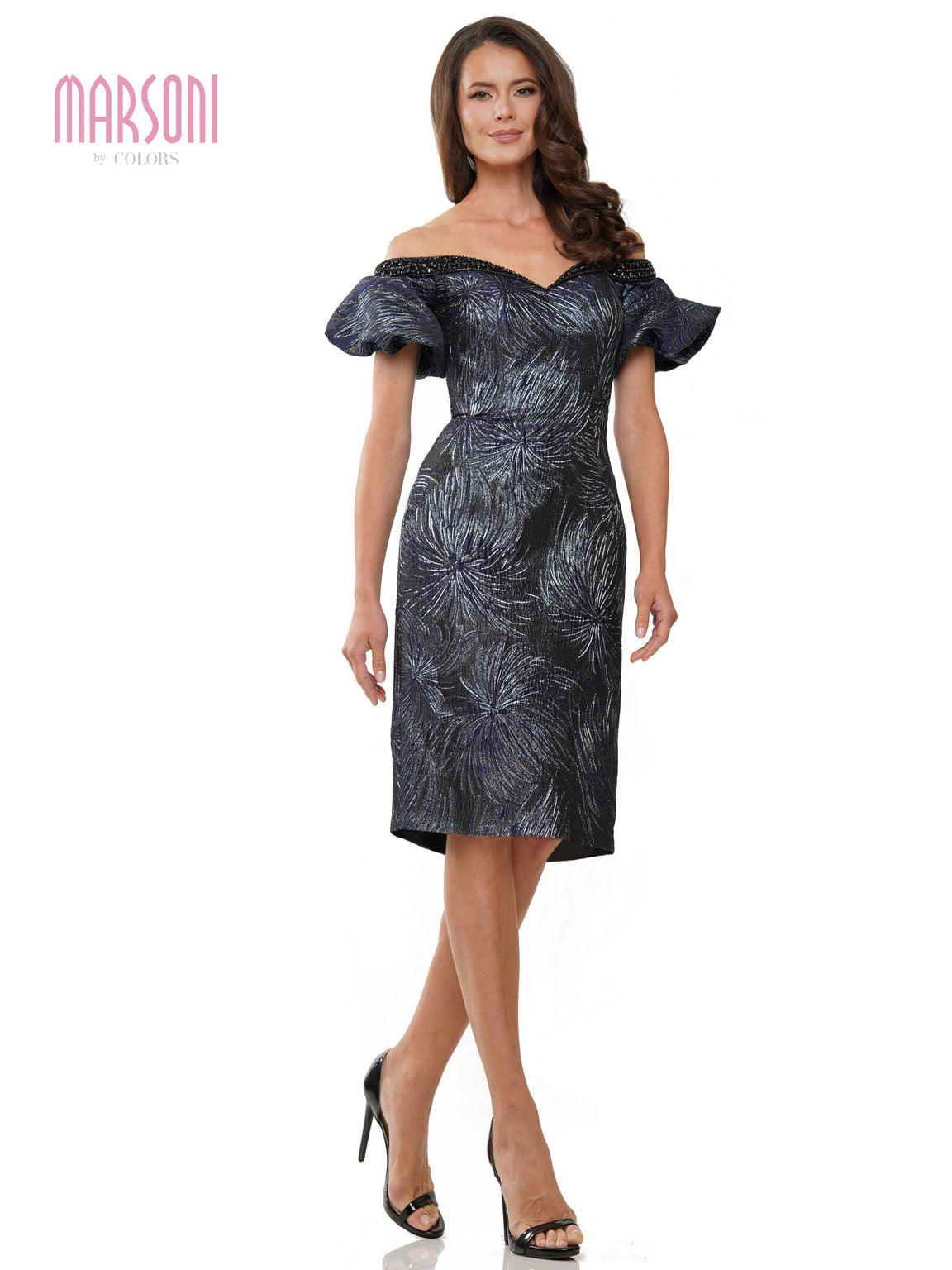 Cocktail Dresses Short Off Shoulder Cocktail Dress Midnight