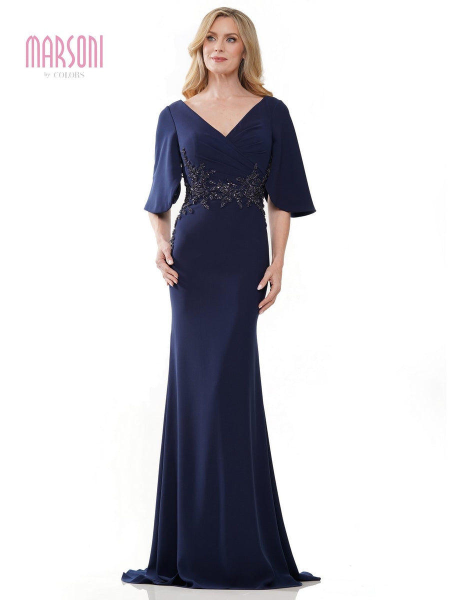 Mother of the Bride Dresses Long Mother of the Bride Dress Navy