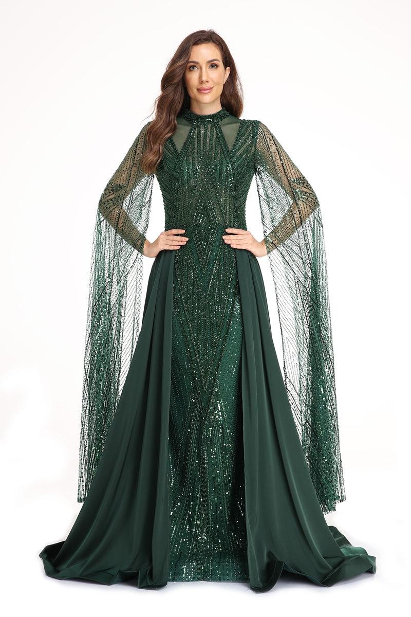 Prom Dresses Prom Long Formal Fitted Evening Dress Emerald