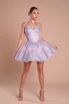 Prom Dresses Short Homecoming Cocktail Dress Silver Blush