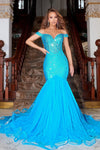 Prom Dresses Long Formal Mermaid Prom Dress Blue