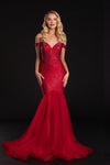 Prom Dresses Long Formal Mermaid Prom Dress Red