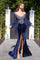 Prom Dresses Long Formal Fitted Prom Dress Navy