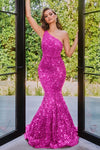 Prom Dresses Long Sequin Formal Prom Dress Pink