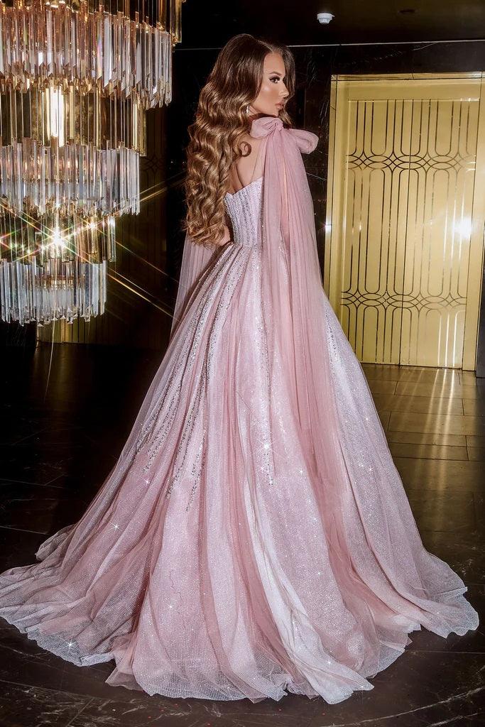 Prom Dresses Prom Long Glitter Ball Gown Blush