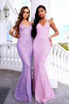 Prom Dresses Long Fitted Trumpet Prom Dress Pink