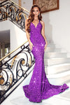 Prom Dresses Long Mermaid Prom Dress Purple