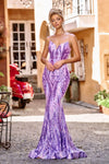 Prom Dresses Prom Sequin Long Formal Dress Lilac