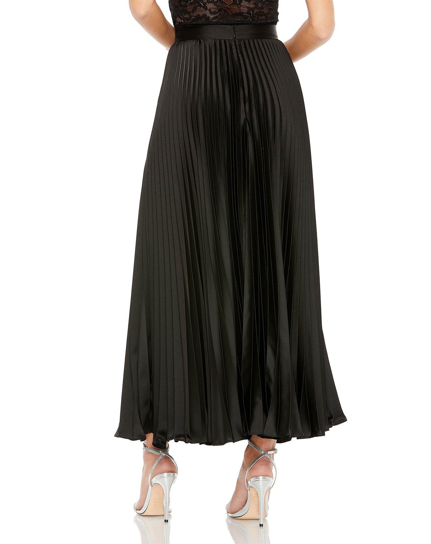 Skirt Formal Tea Length Skirt ONLY Black