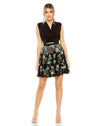 Skirt Floral Cocktail Mid Thigh Skirt ONLY Black Multi