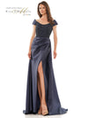 Formal Dresses Long Off Shoulder Formal Gown Navy