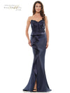 Formal Dresses Long Strapless Formal Dress Navy