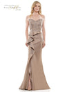 Formal Dresses Long Strapless Formal Dress Taupe