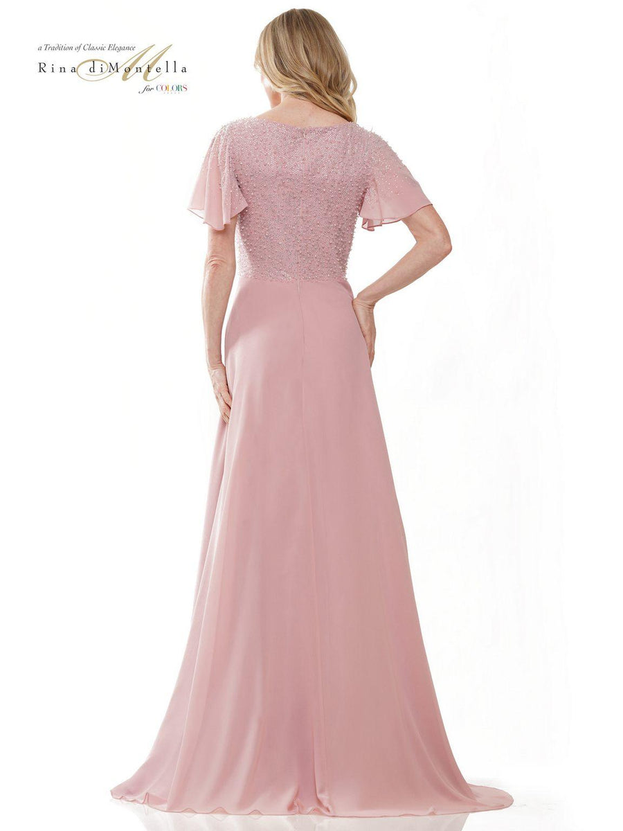 Mother of the Bride Dresses Long Mother of the Bride Formal Dress Rose Pink