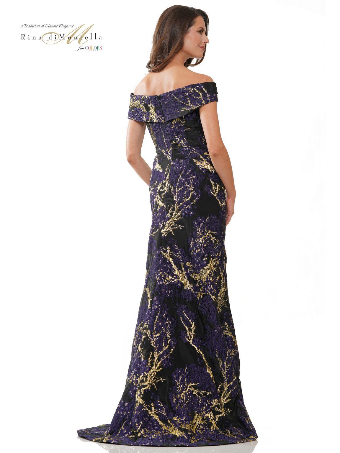 Formal Dresses Long Off Shoulder Mermaid Formal Gown Violet Multi