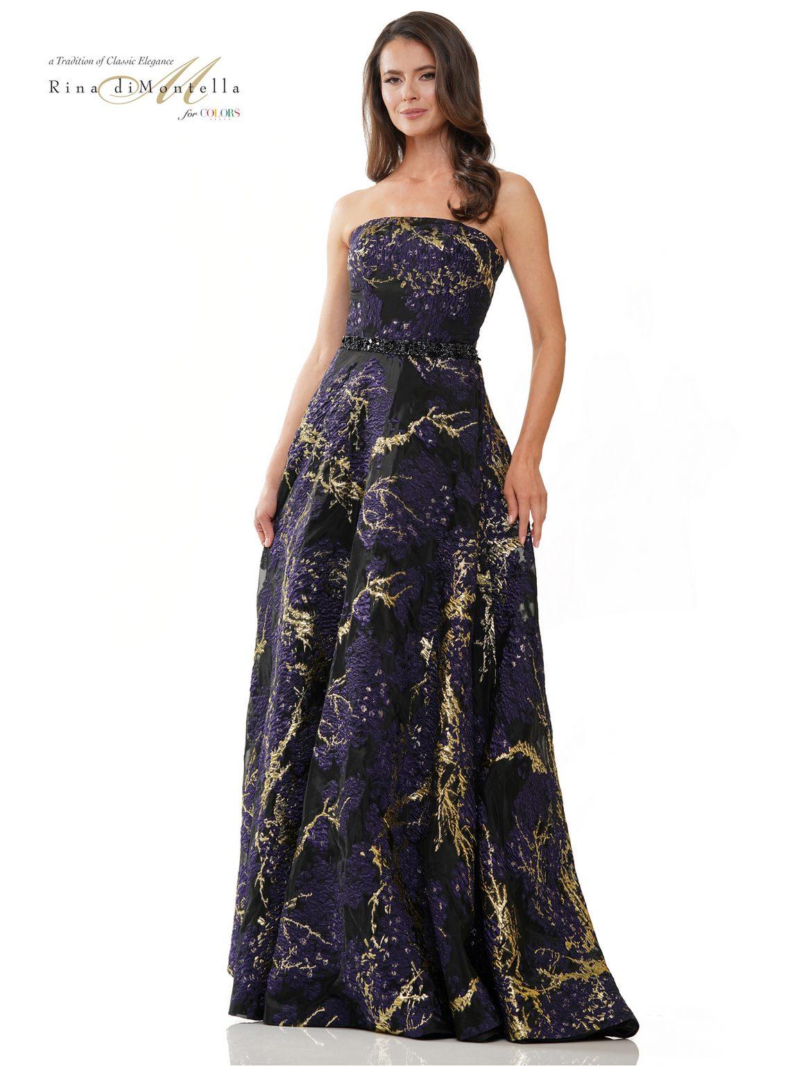 Formal Dresses Long Formal Evening Dress Violet Multi