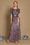 Mother Of The Bride Long Dress Mocha