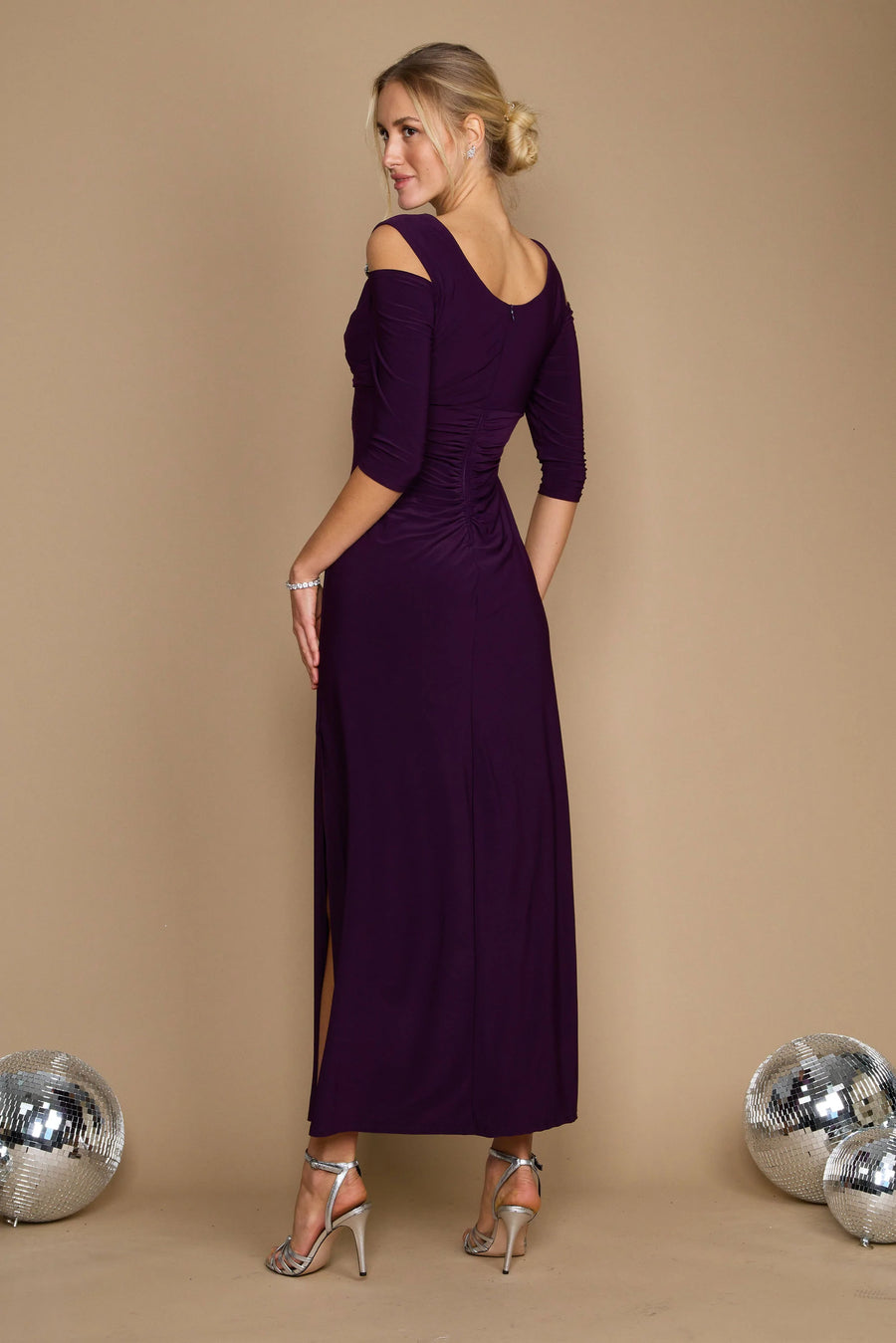 R&M Richards 8950W Plus Size Long Formal Dress