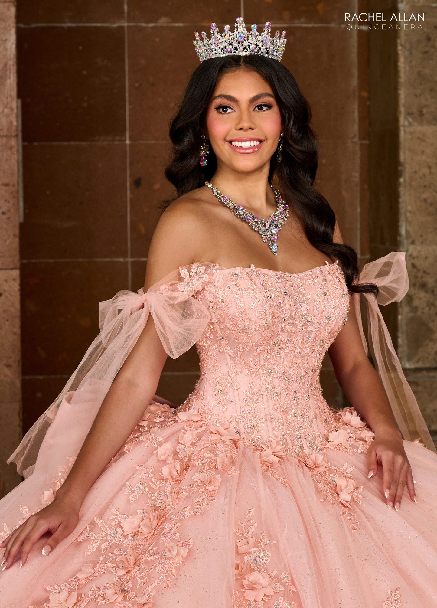 Quinceniera Dresses Applique Quinceniera Long Ball Gown Blush