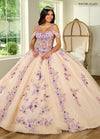 Quinceanera Dresses Long Quinceanera Detachable Cape Ball Gown Champagne Multi