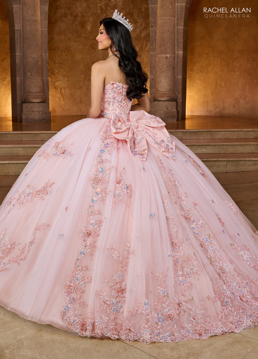 Quinceanera Dresses Long Quinceanera Feather Ball Gown Blush