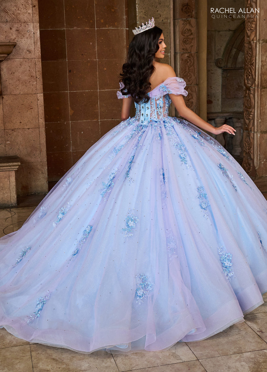 Quinceanera Dresses Long Quinceanera Ball Gown Lilac Light Blue