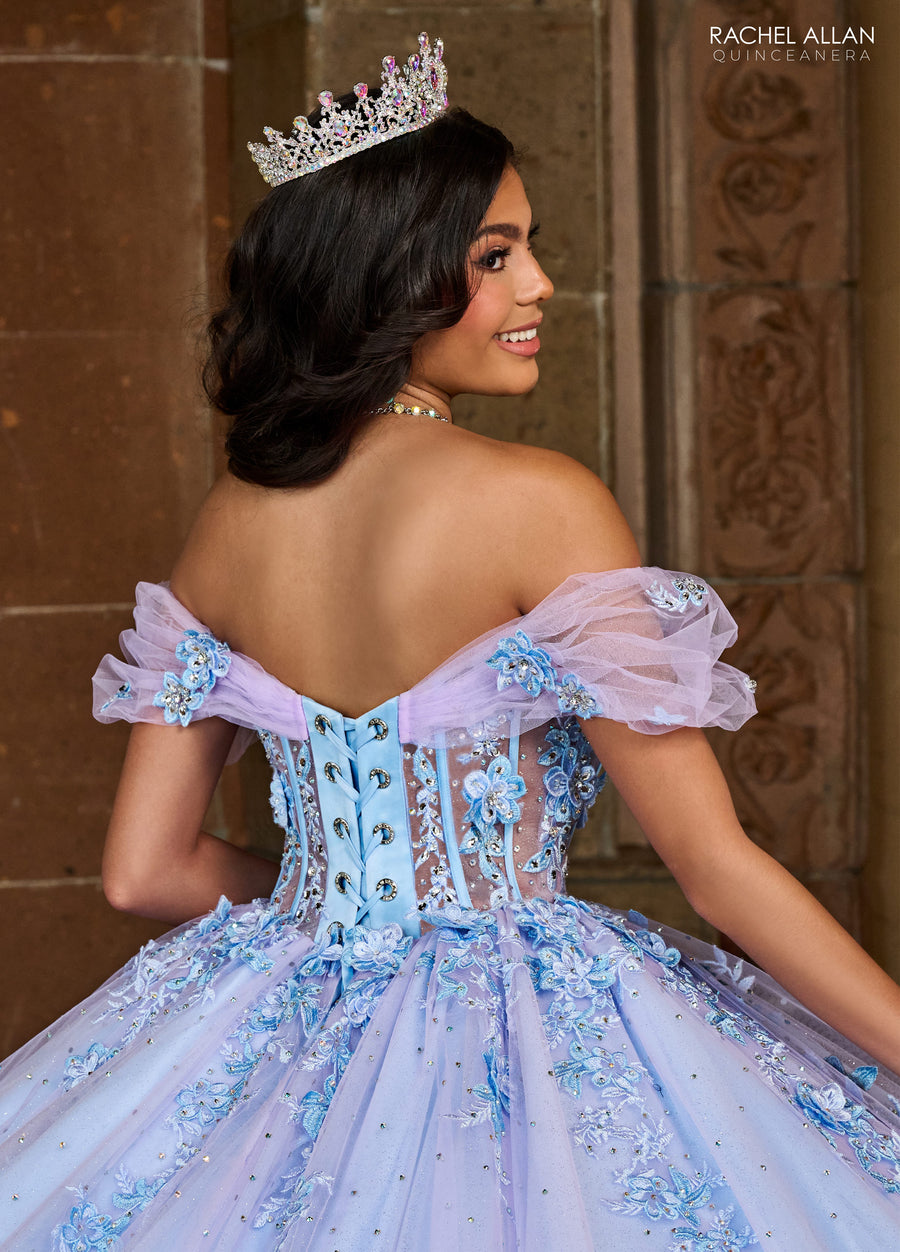 Quinceanera Dresses Long Quinceanera Ball Gown Lilac Light Blue