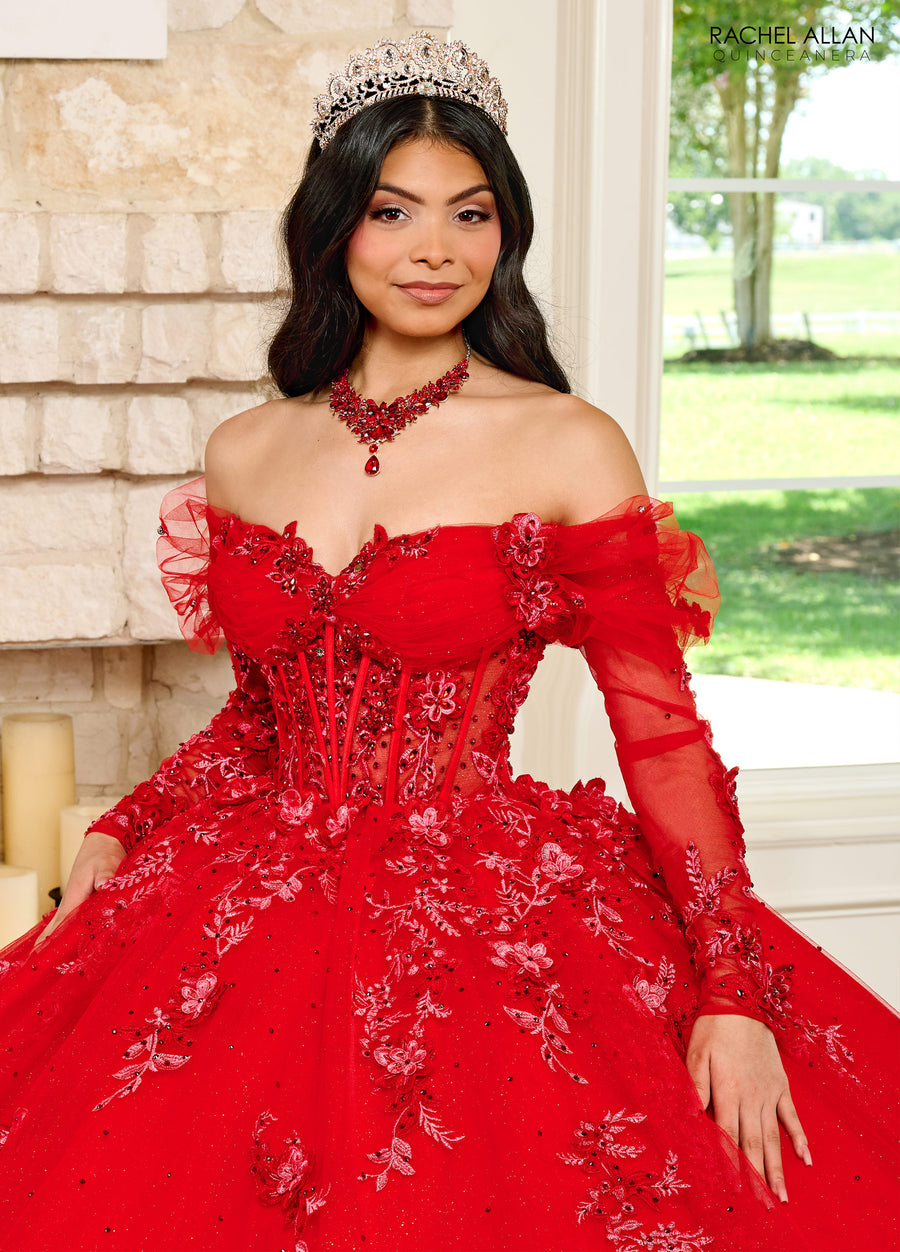 Quinceanera Dresses Long Quinceanera Ball Gown Red