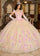 Quinceanera Dresses Quinceanera Applique Long Ball Gown Pink Champagne